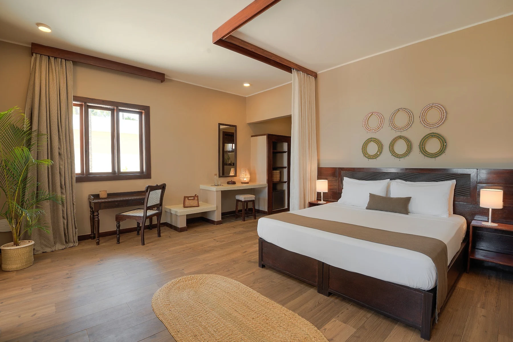 Diamonds Mapenzi Beach — camera della Villa Fronte Mare con letto matrimoniale
